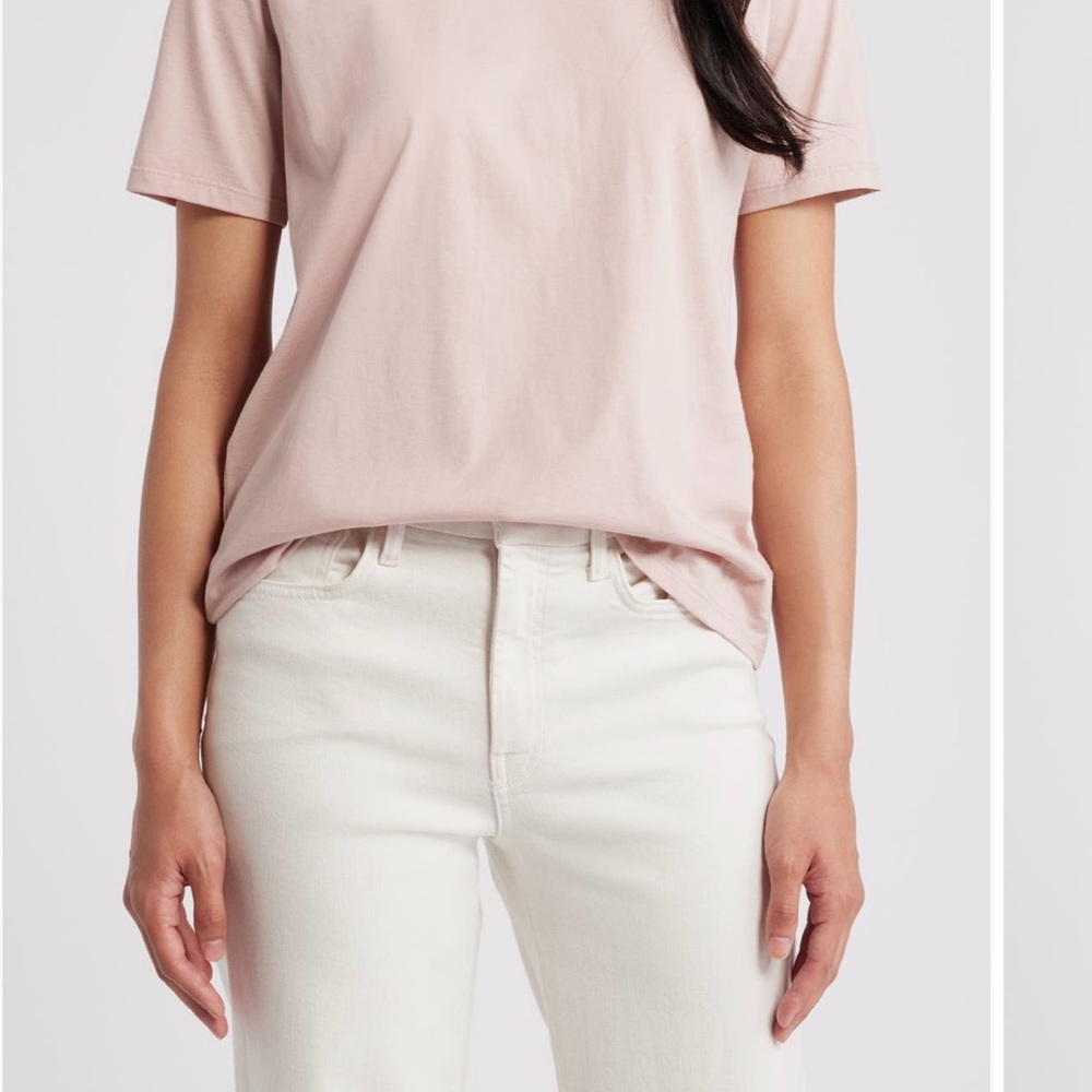 Eileen Fisher Pink Short Sleeve Tee